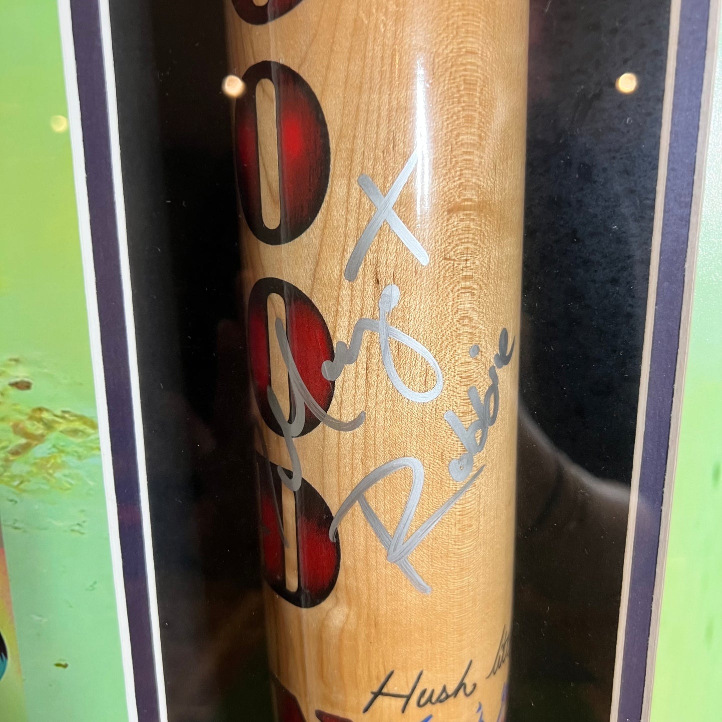 Margot Robbie Harlequin Baseball Bat Signed