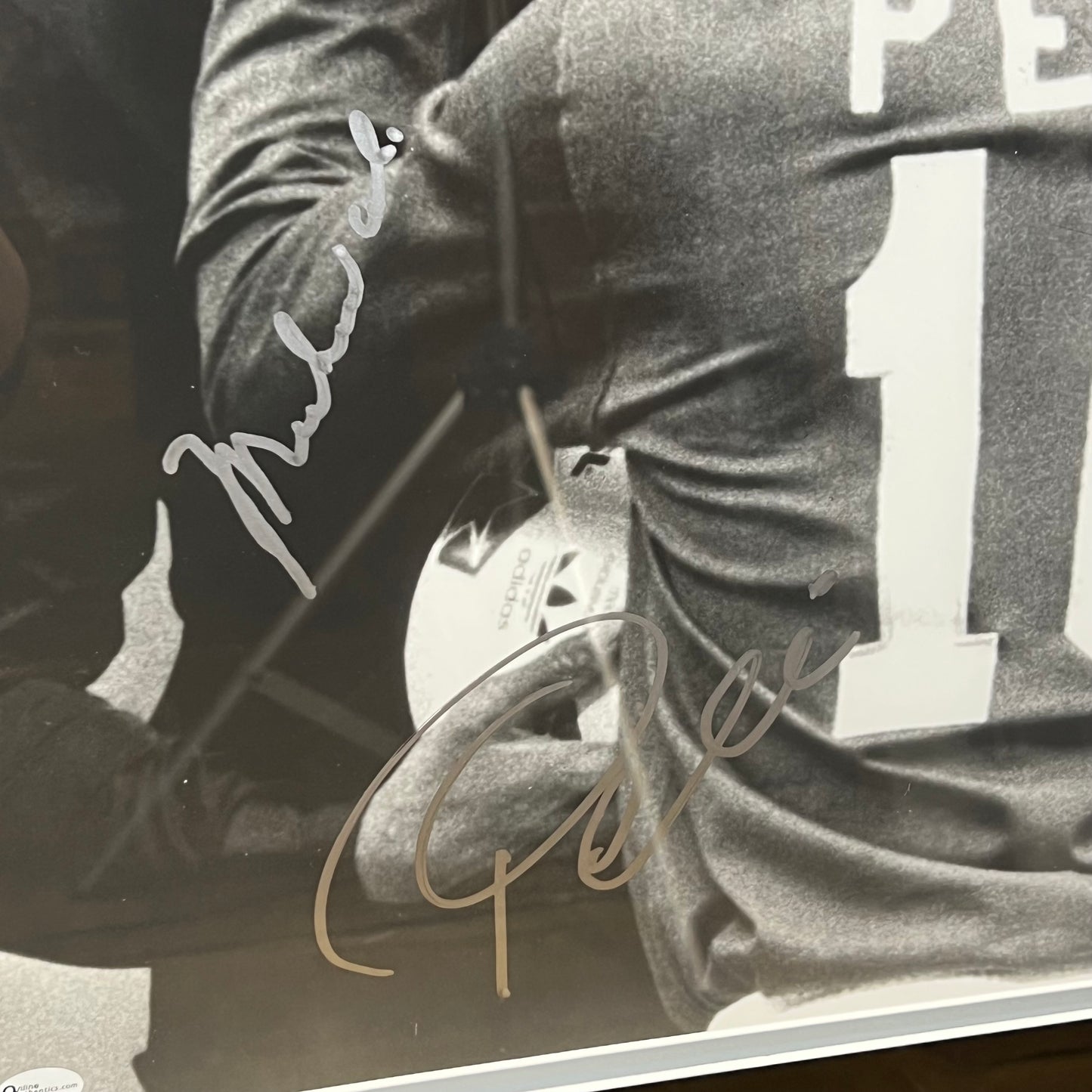 Muhammad Ali & Pele Dual Signed Photo