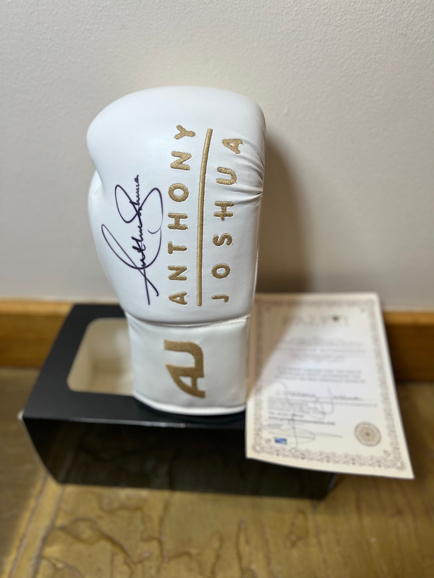 Anthony Joshua Signed Glove