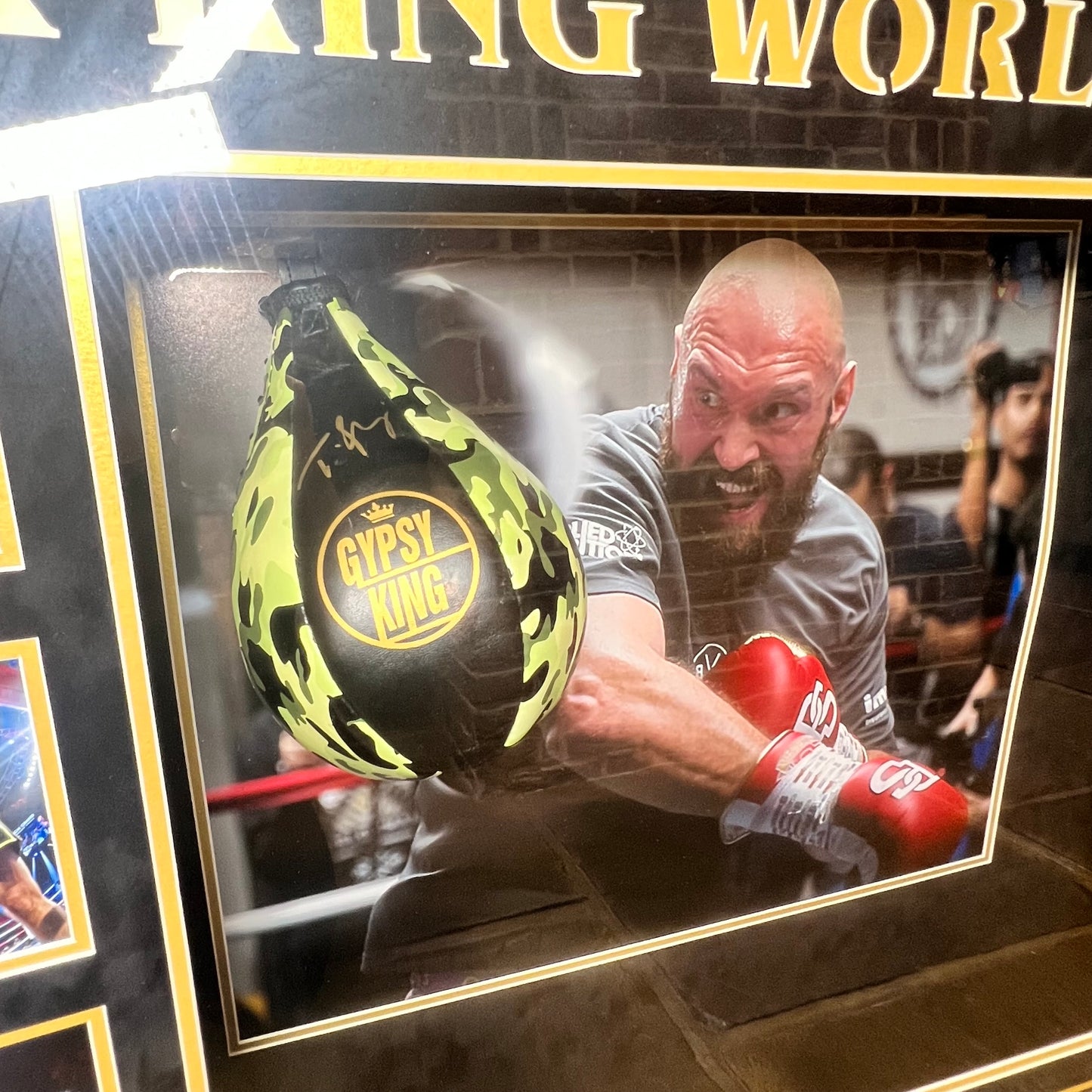 Tyson Fury Signed Speed Ball