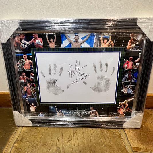 Josh Taylor Signed Hand Prints