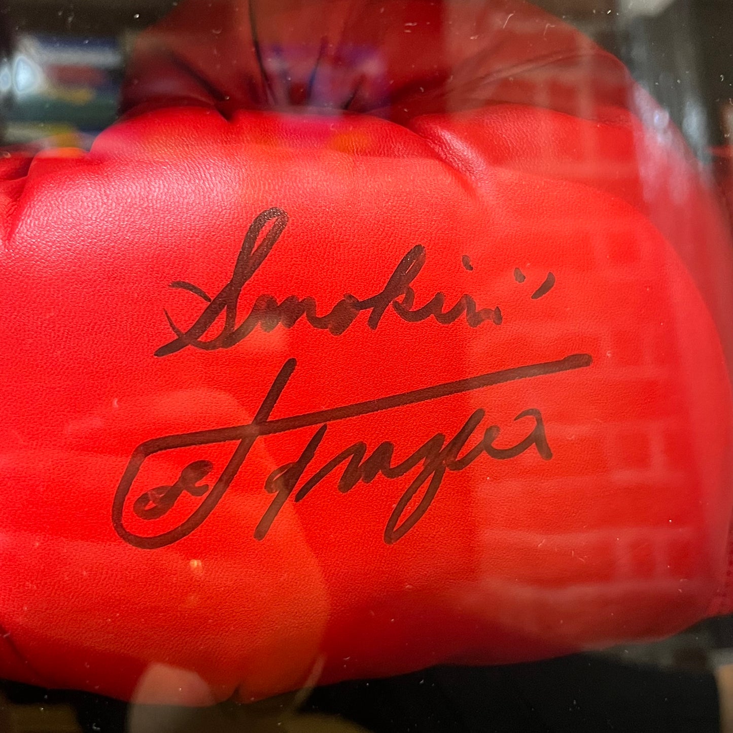 Joe Frazier Signed glove