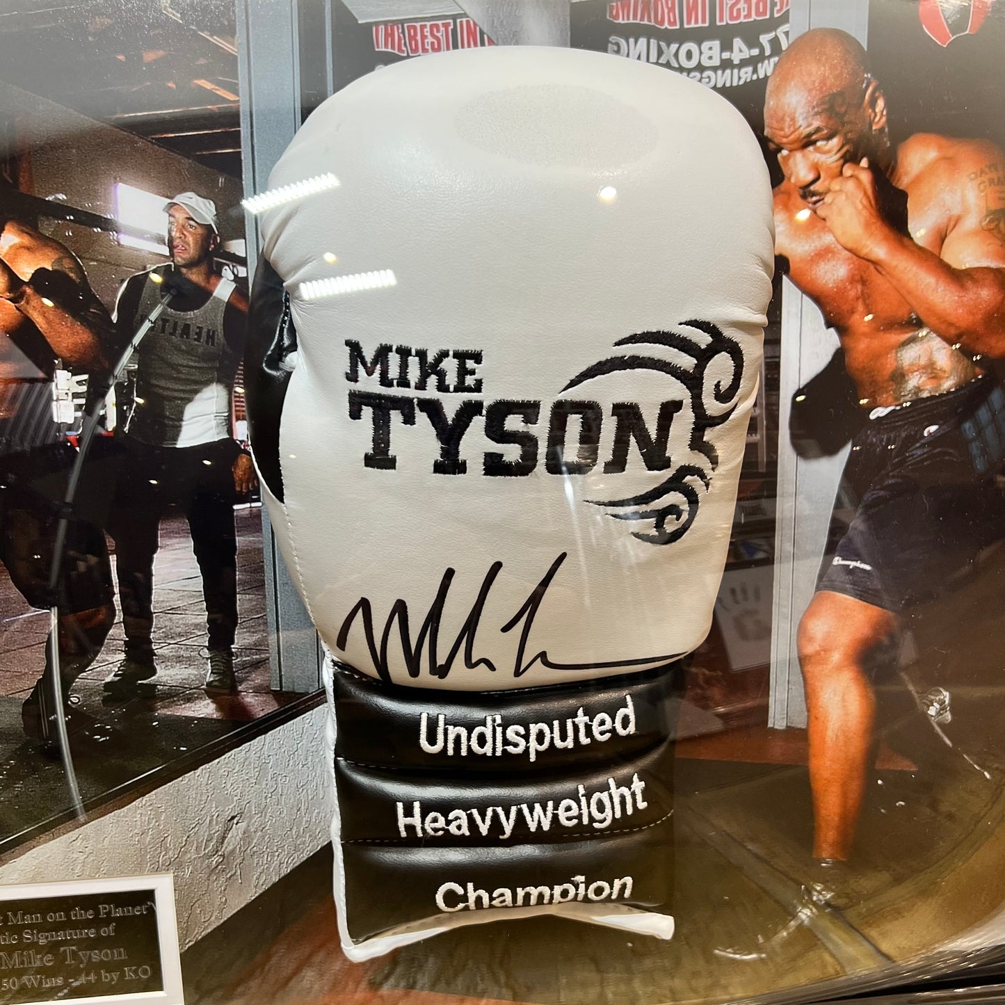 Mike Tyson Signed Glove