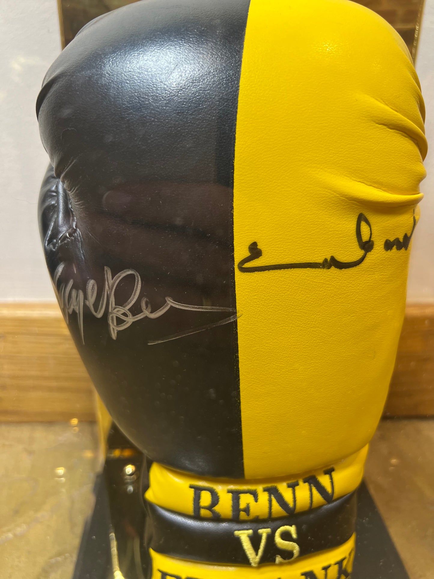 Nigel Benn And Chris Eubank Dual Signed Glove