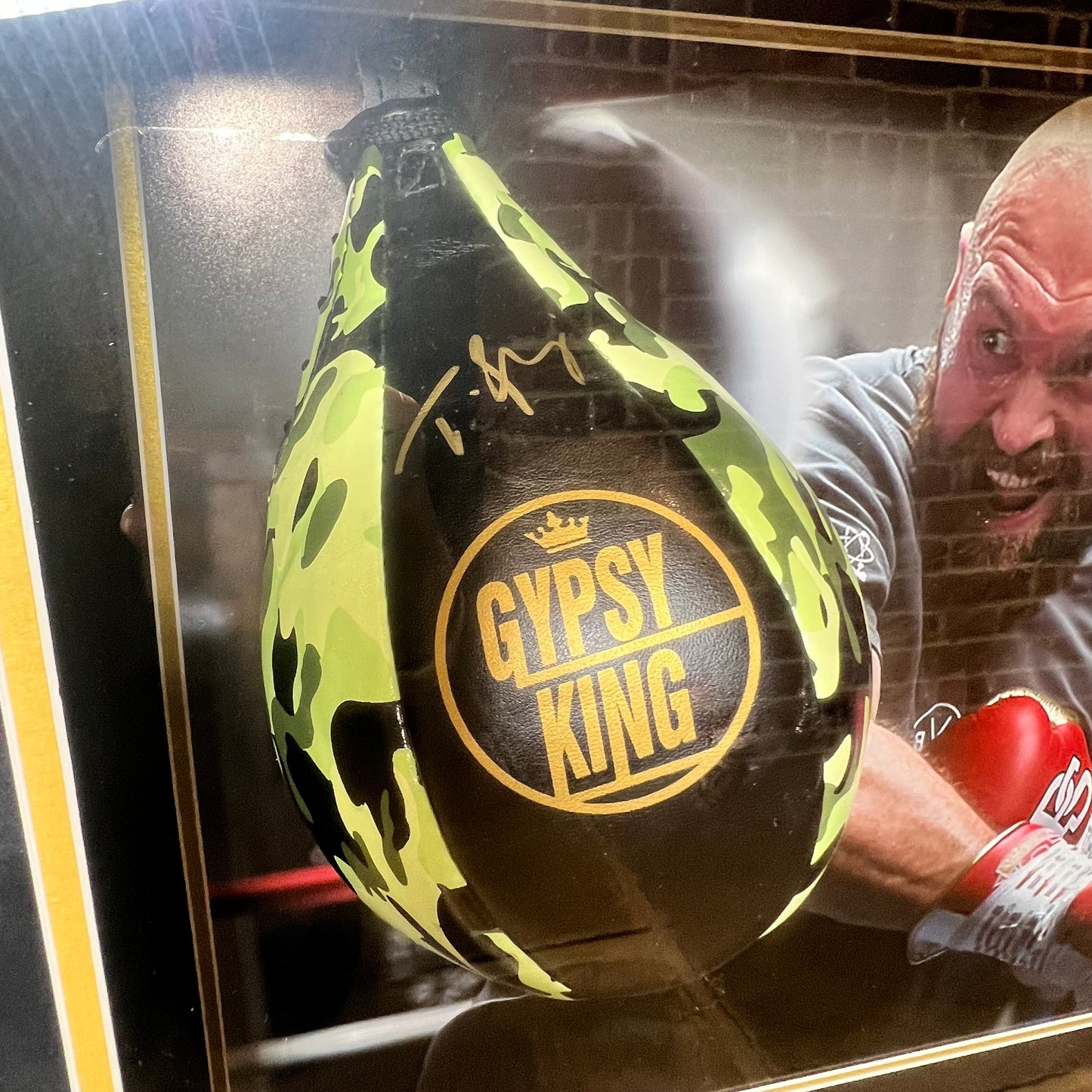 Tyson Fury Signed Speed Ball