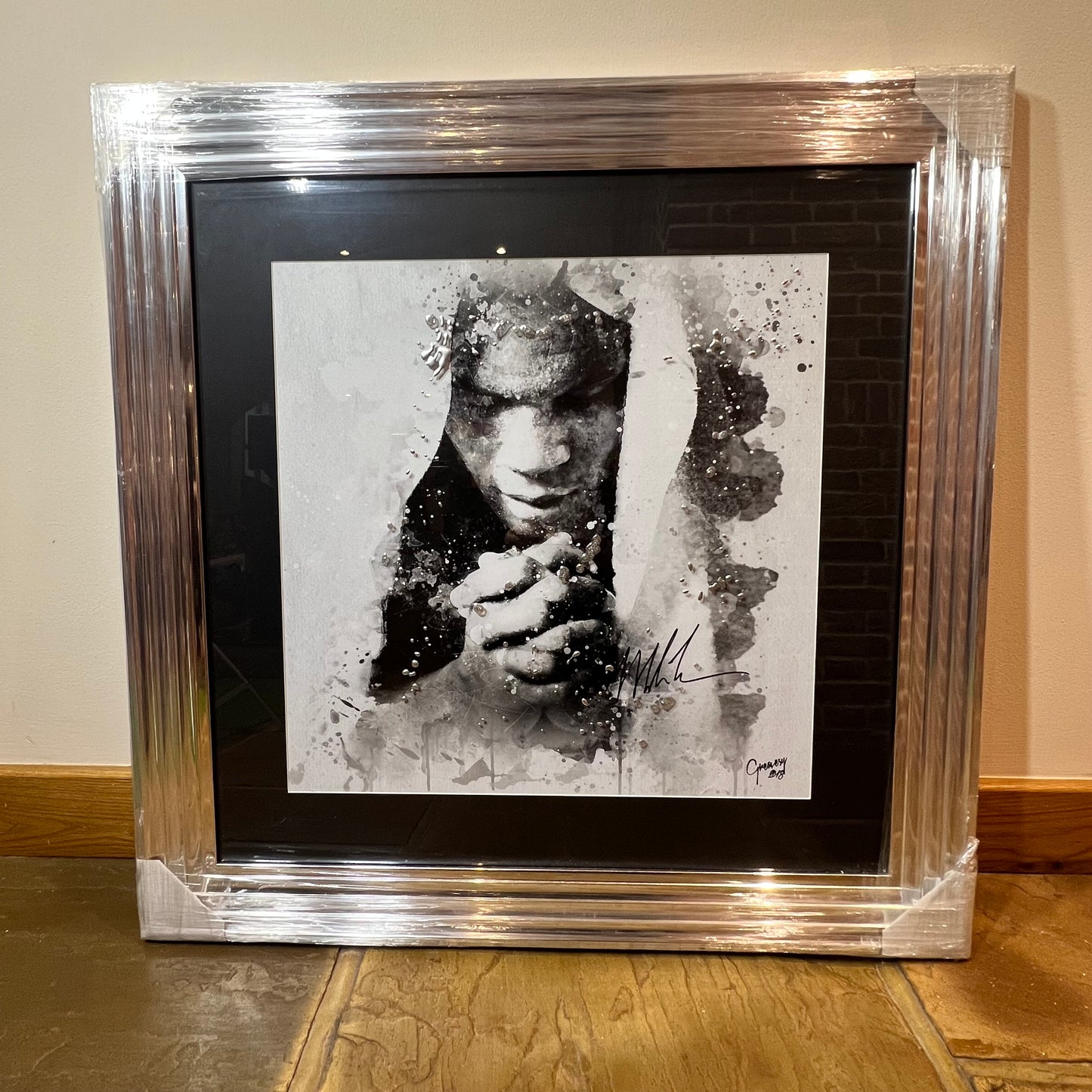 Mike Tyson Signed Artwork